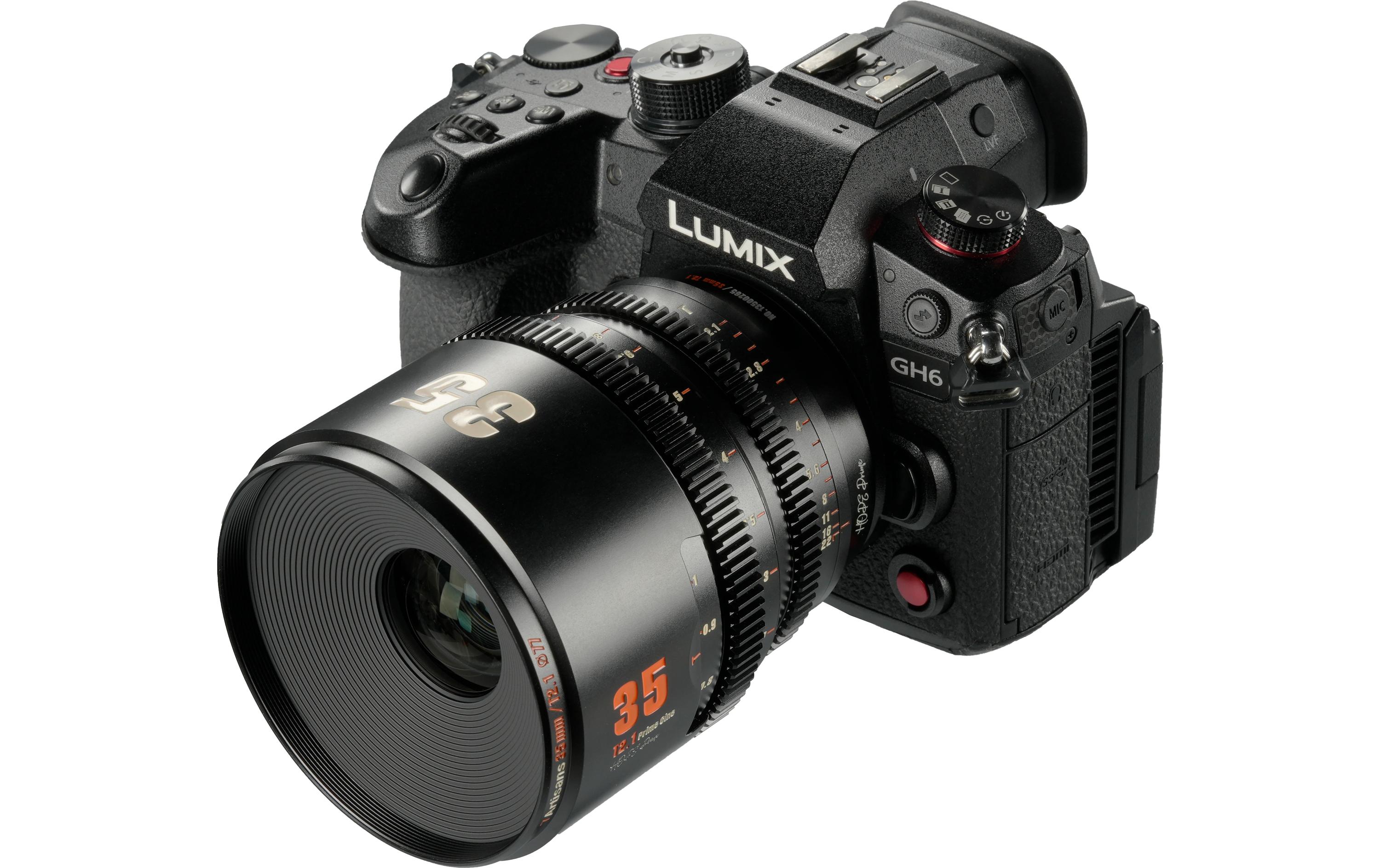 Festbrennweite 35mm T/2.1 – MFT<br>Kompaktes, leichtes Objektiv für Kameras mit Super35-Sensoren
