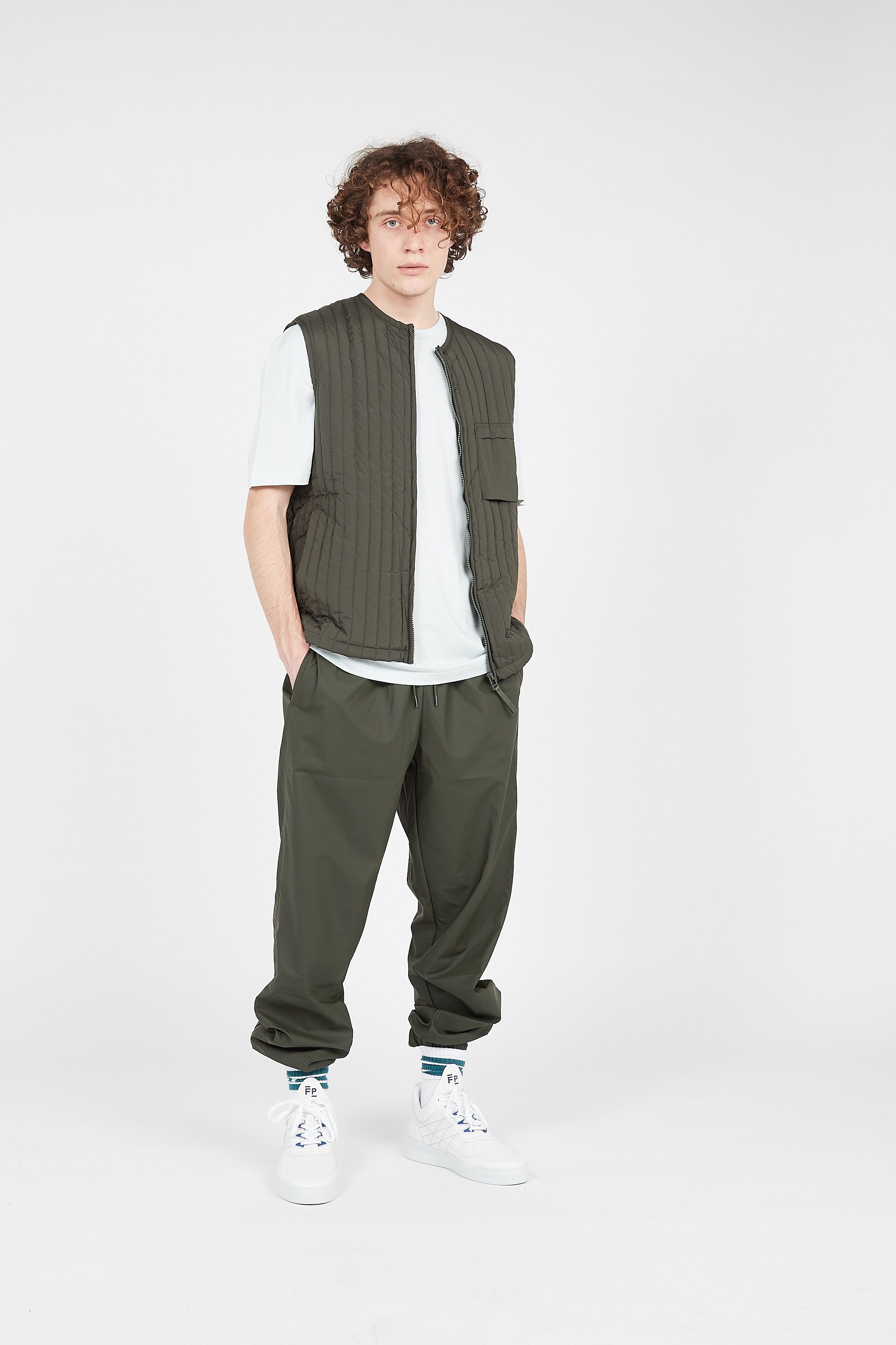RAINS Veste  Liner Vest Kaki