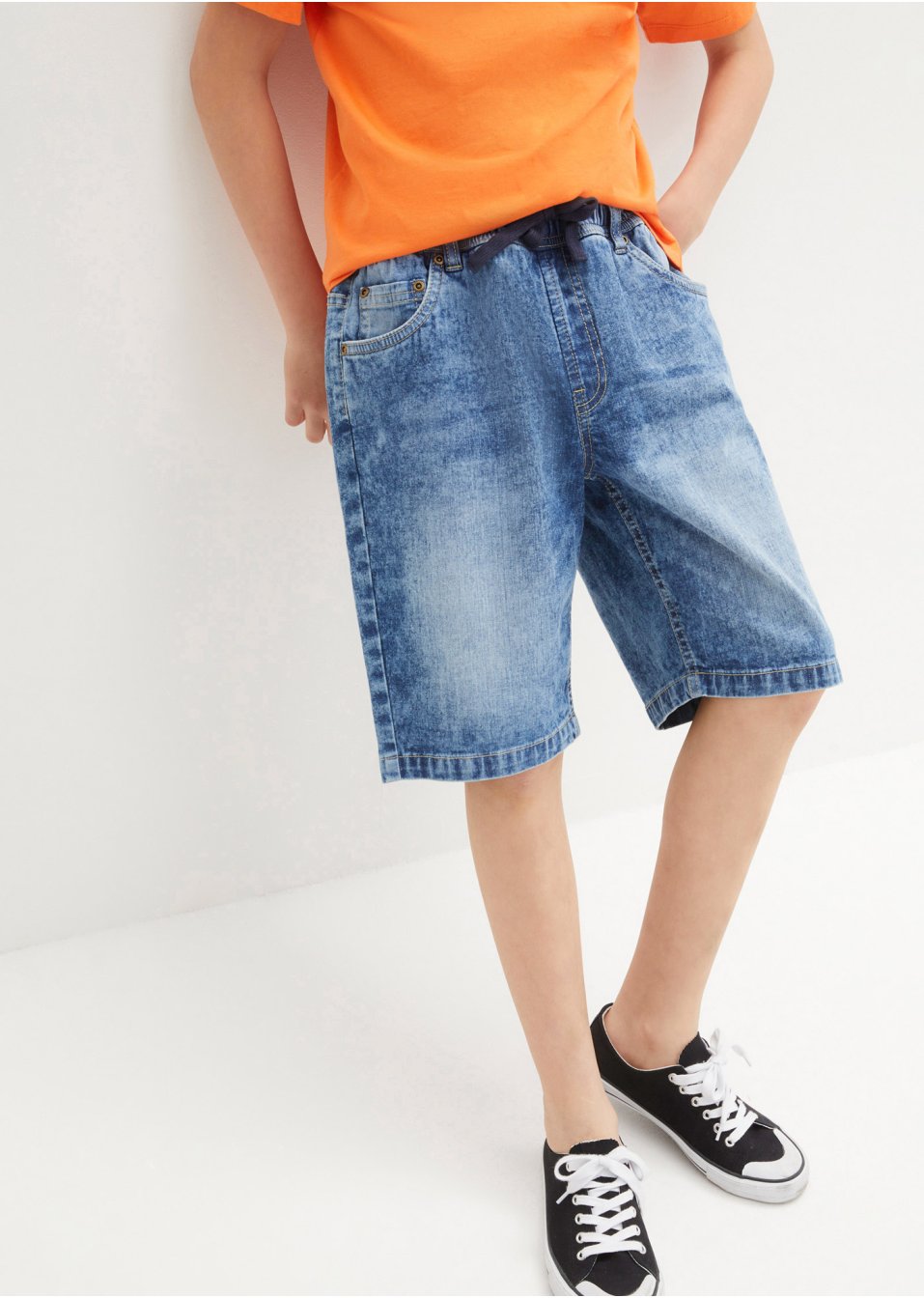 Bermuda taille extensible garçon