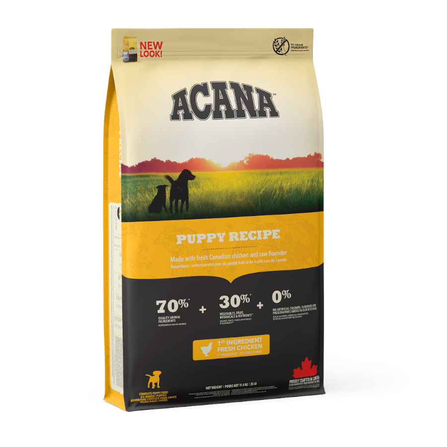 kg de ração Acana para filhotes de porte médio