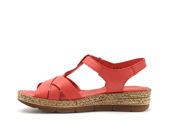 Andrea conti nu pieds plats femme 1889615 rouge