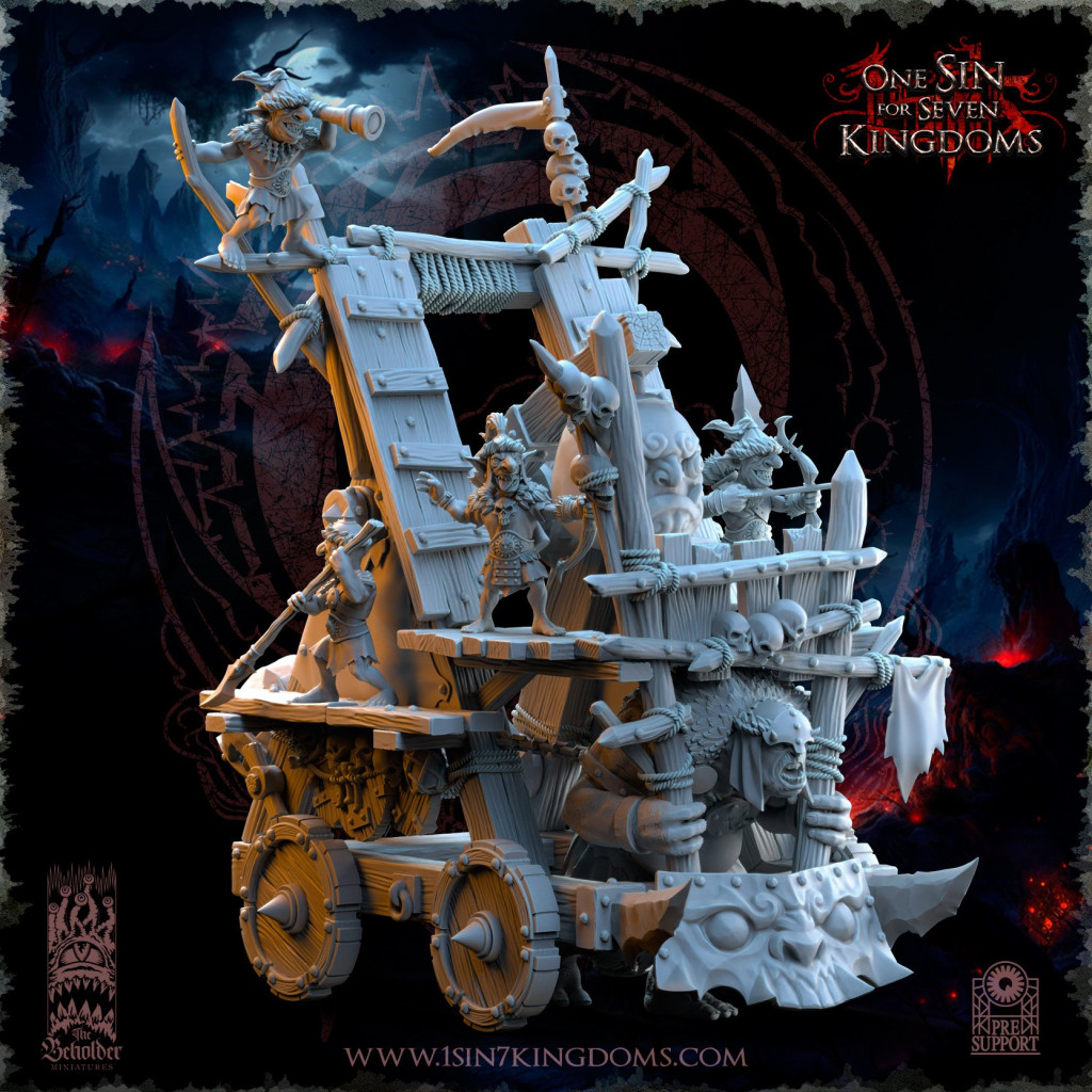 The Beholder Miniatures - Gobelins - Catapulte