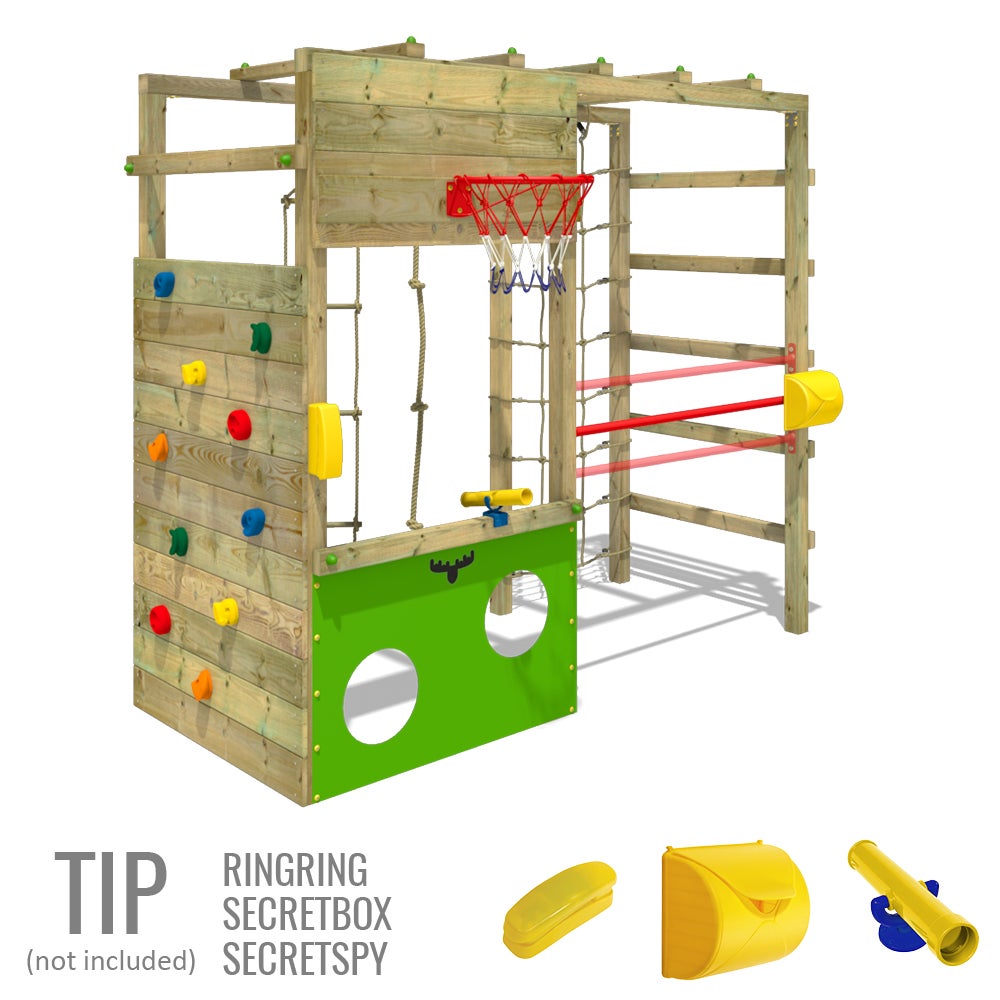 Fatmoose CleverClimber klimrek met klimwand en rekstok