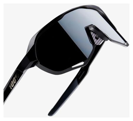 Lunettes 100% S2 Soft Tact Black - Smoke Lens