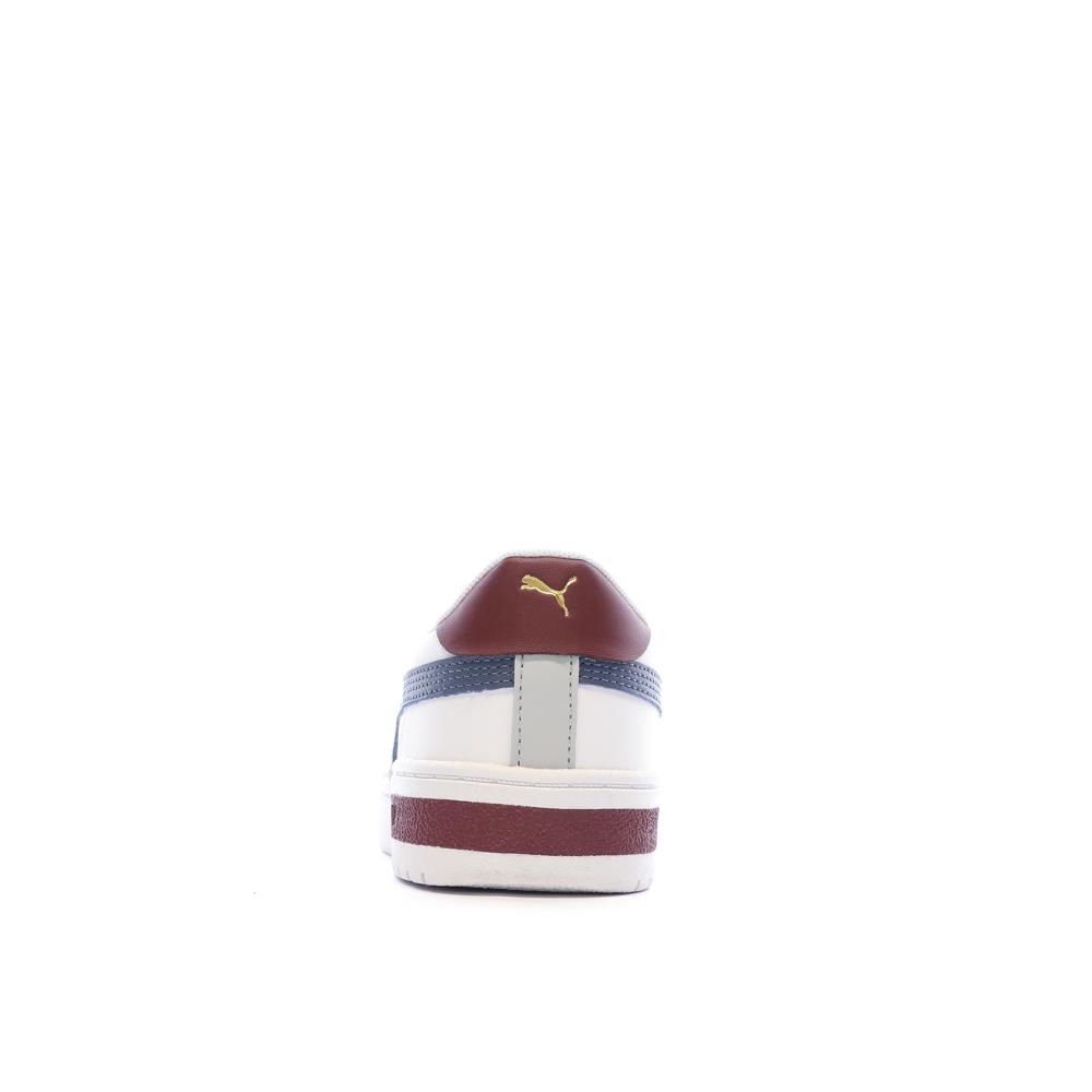 Puma Baskets Blanches/Bleu Garçon Puma Block
