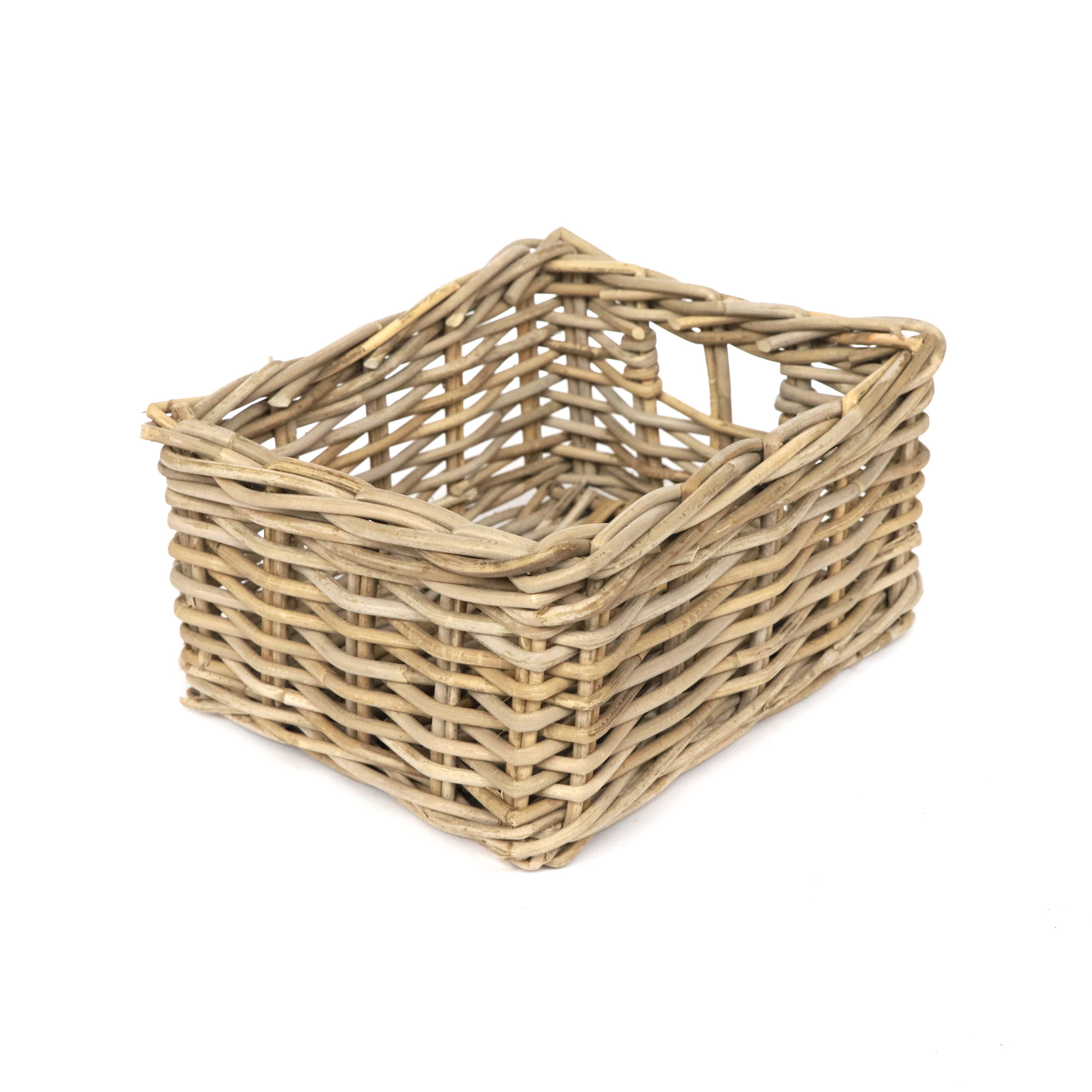 Rattankorb 3er-Set, natur, B 33 cm, L 37 cm, H 18 cm von fischer's lagerhaus