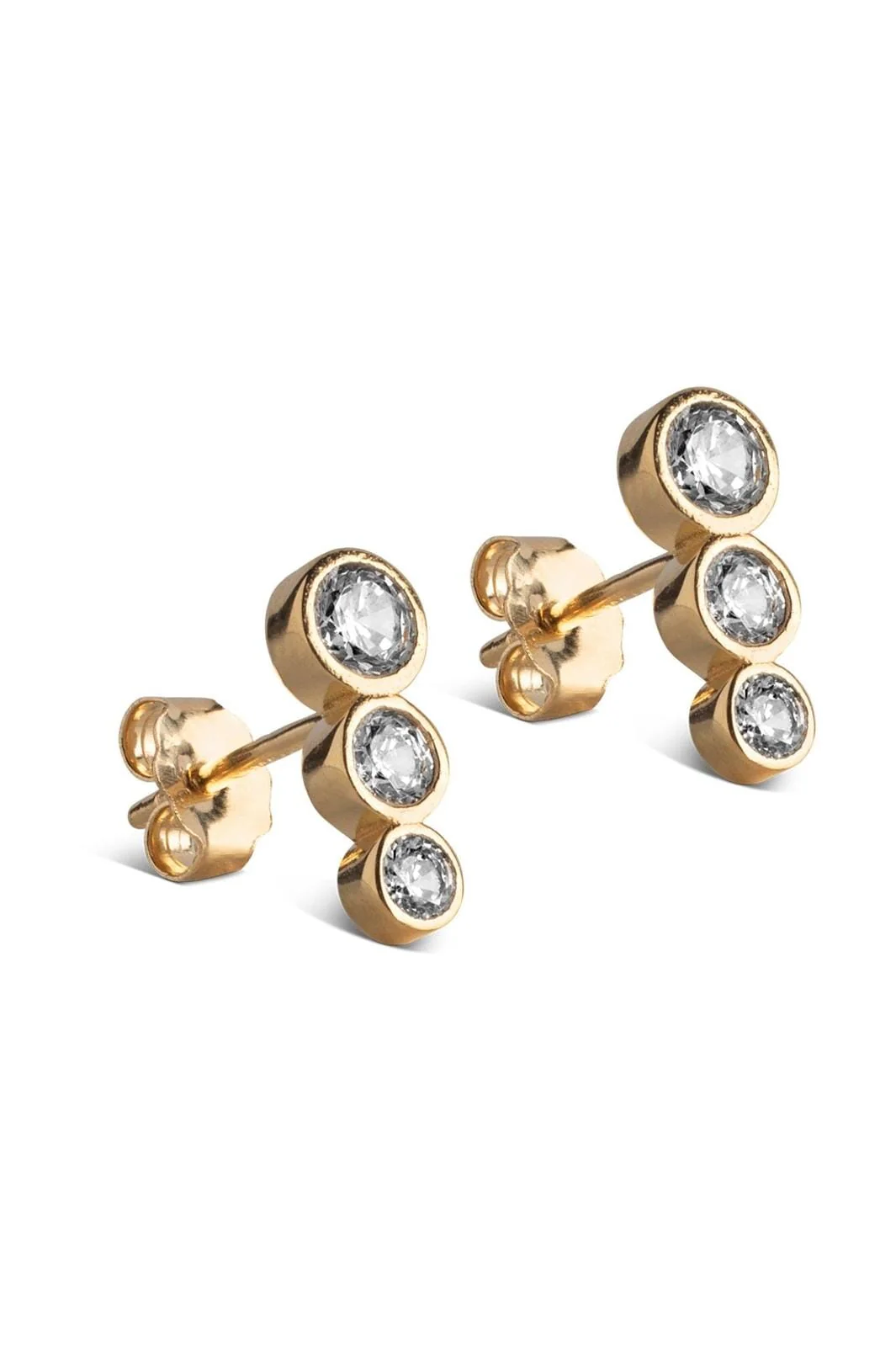 Enamel Copenhagen Studs, Trinity Cz E397G