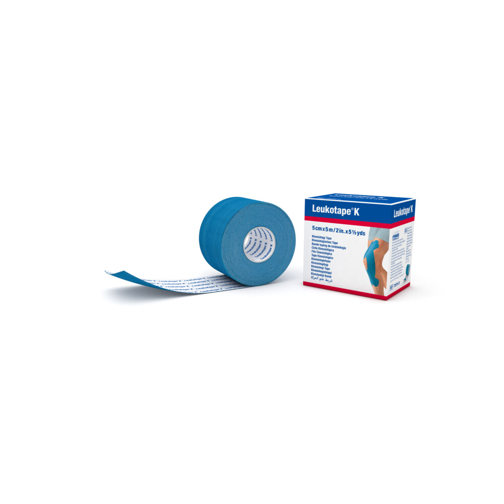 5x Leukotape K 5m x 5cm Blauw