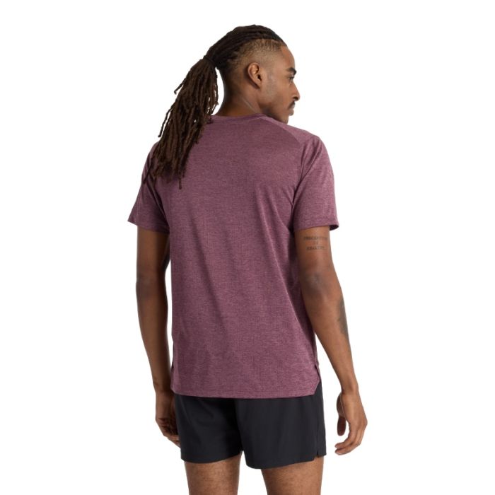 New Balance Herre T-shirts Athletics Run T-shirt Rød
