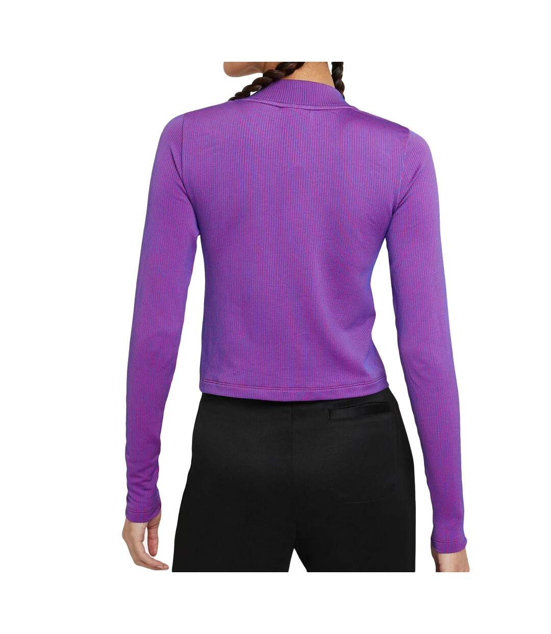 T-shirt Bleu/Rouge Femme Nike Air Mock