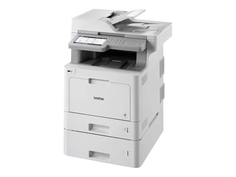 Brother MFC-L9570CDWT - Multifunktionsprinter - farve - laser - 215.9 x 355.6 mm (original) - A4/Legal (medie) - op til 31 spm (kopiering) - op til 31 spm (udskriver) - 800 ark - 33.6 Kbps - USB 2.0, Gigabit LAN, Wi-Fi(n), USB vært, NFC