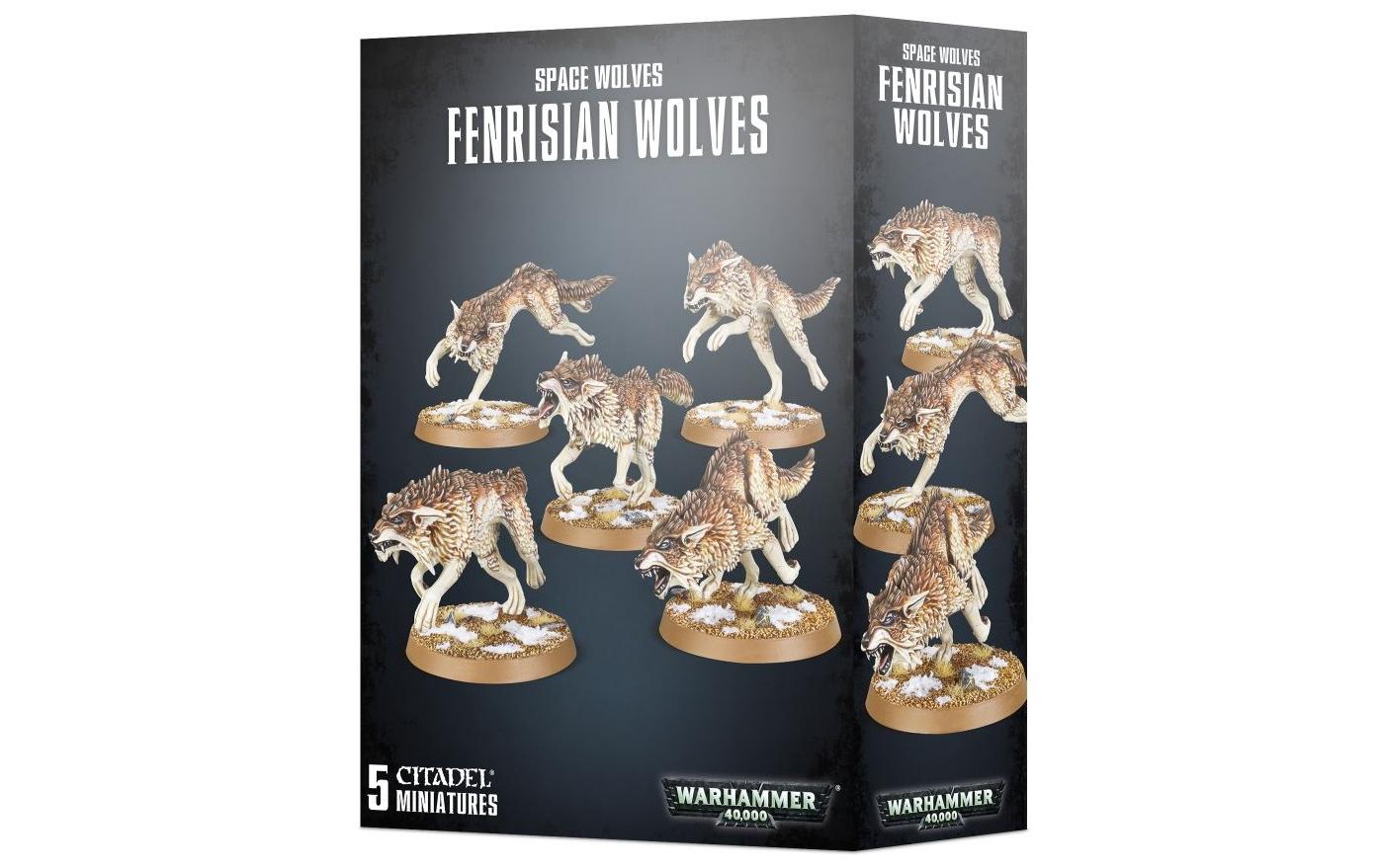 Figurenset Warhammer 40.000 Space Wolves Fenrisian WolvesWarhammer 40K Bausatz