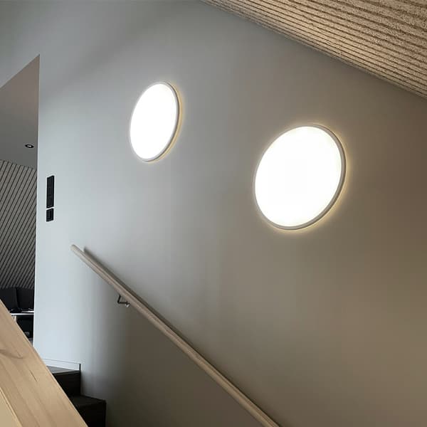 Namron Taklampe Mira LED 294 IP54 Sensor Hvit