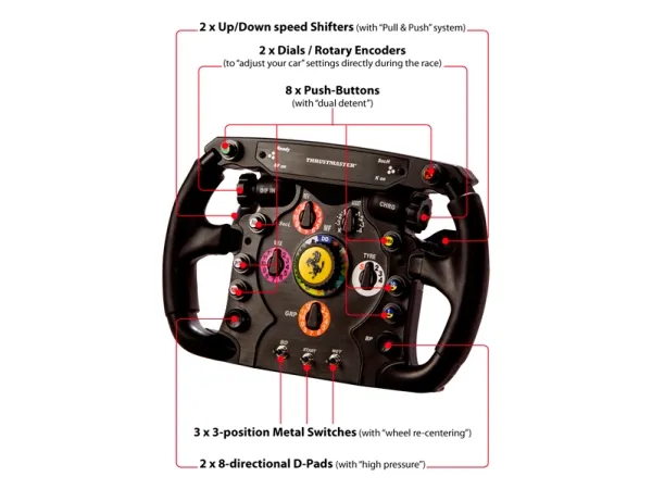 Thrustmaster Ferrari F1 Wheel Add-On - Rat - kabling
