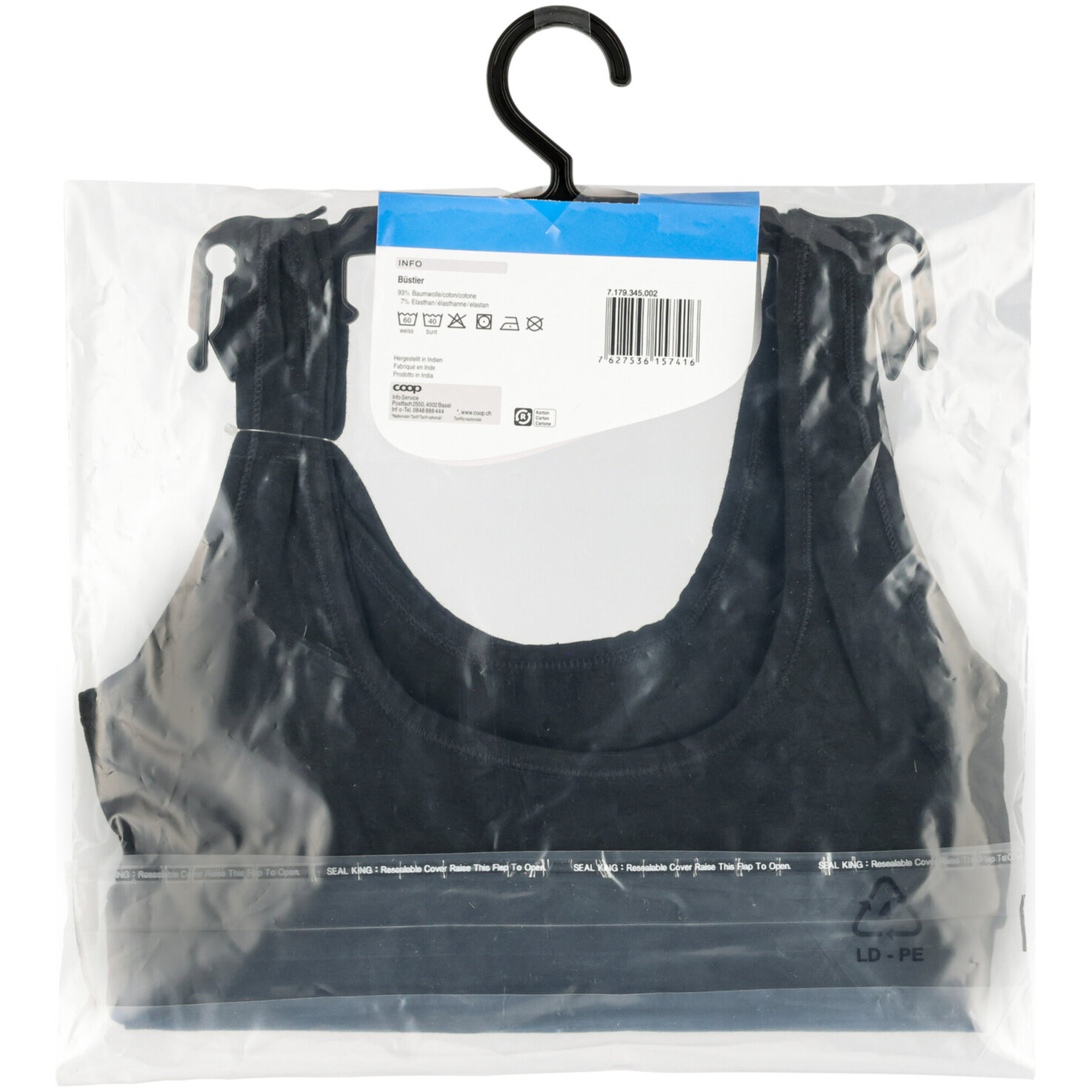 Damen Büstier Duo schwarz M