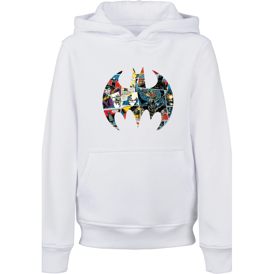 F4NT4STIC Hoodie DC Comics Batman Comic Book Logo weiß