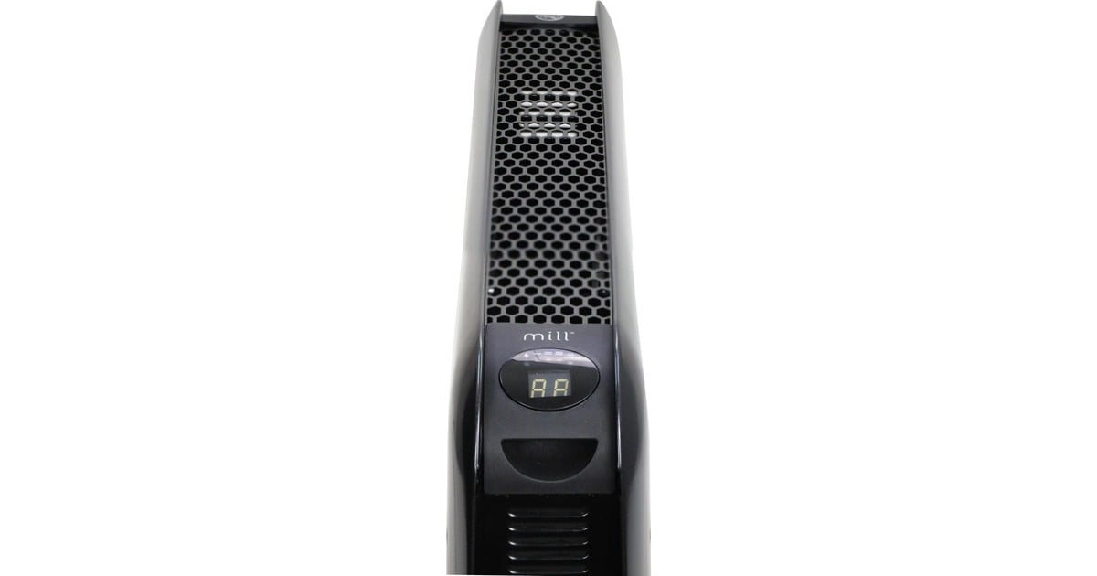 MillInstant convectorkachel SG2000LED BLACK  (Zwart)