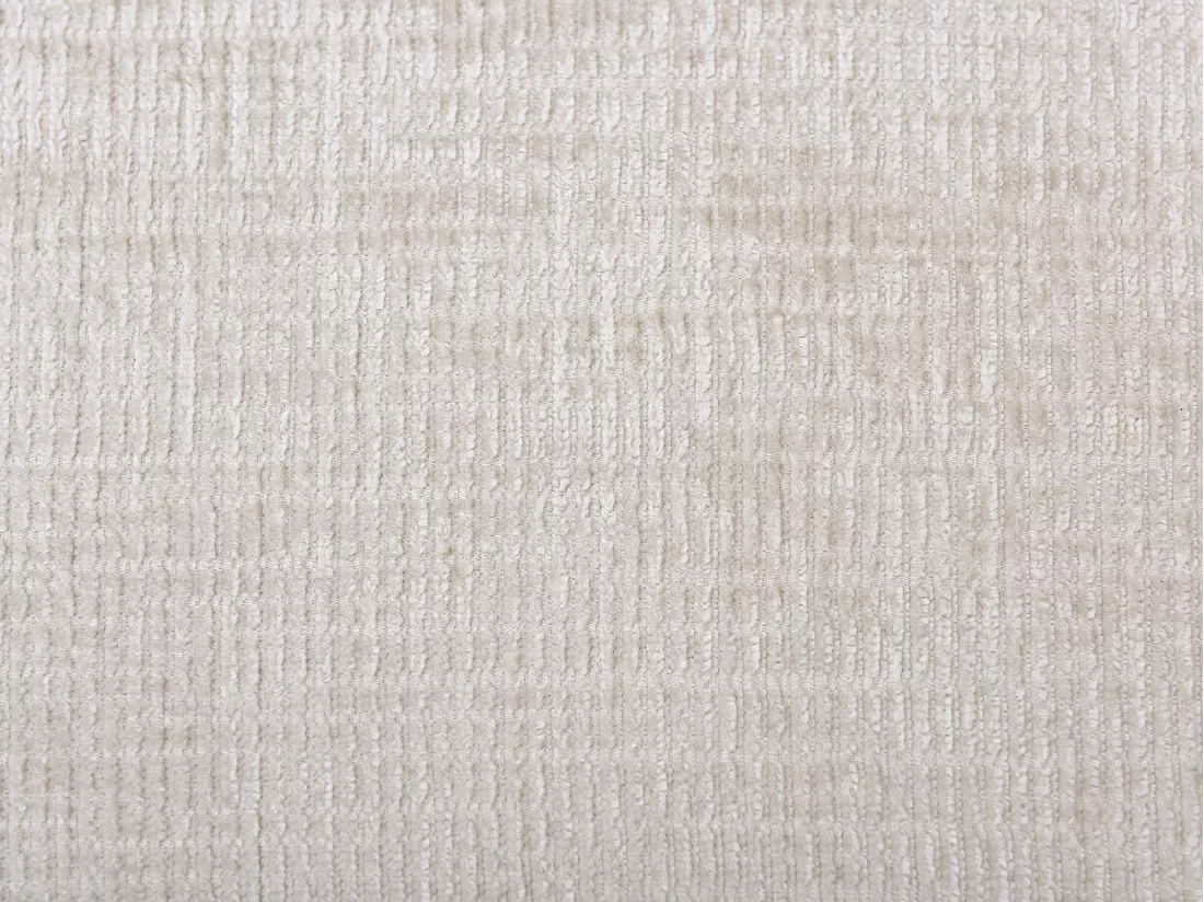 Canapé d'angle droit convertible en tissu texturé beige SURDELI