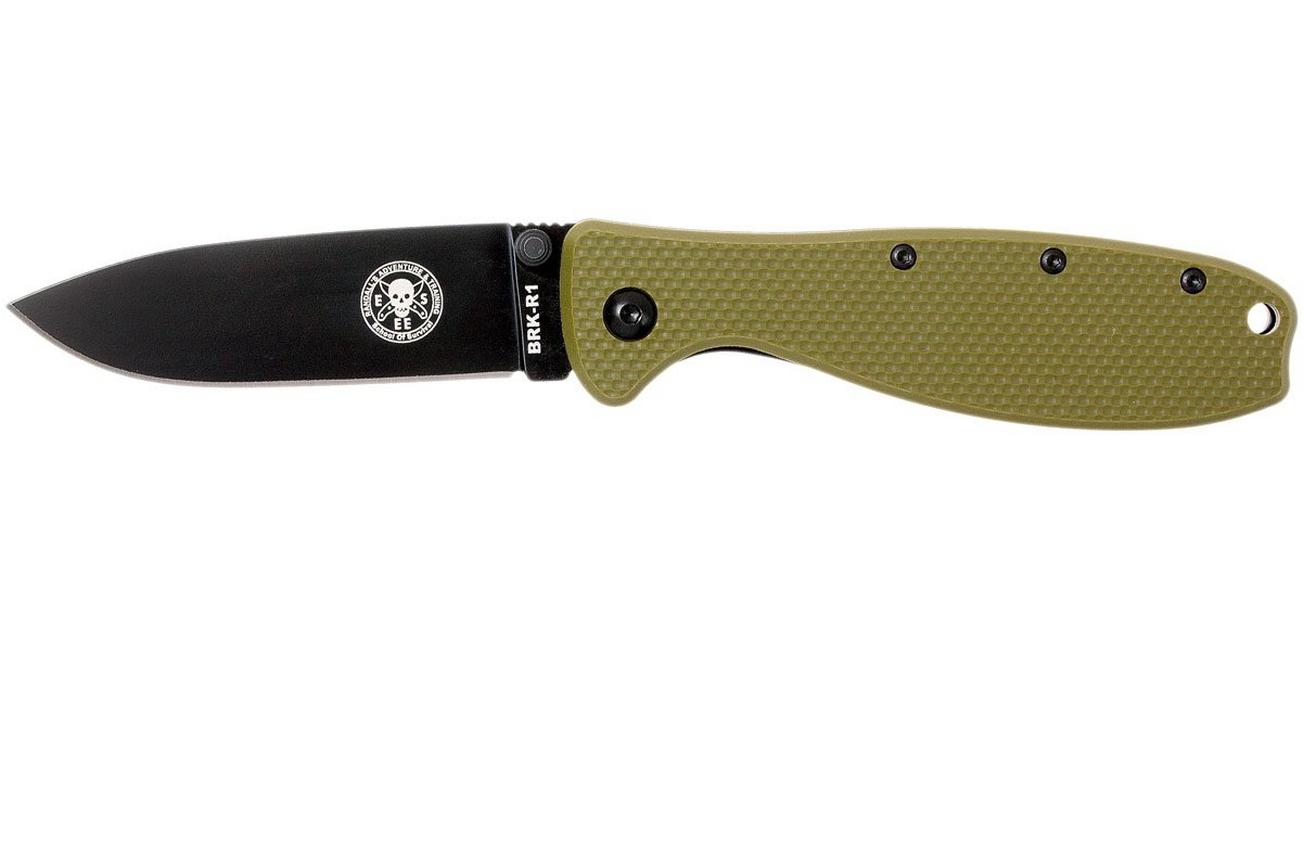 ESEE Knives Zancudo D2 OD-Green-Black, BRKR2ODB zakmes