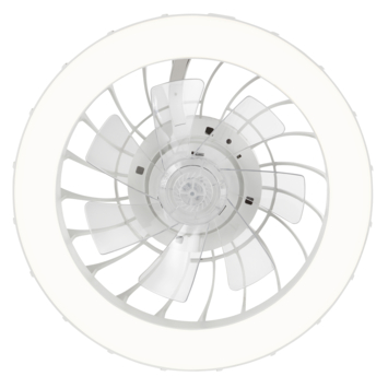 Brilliant plafondventilator Fanora met lamp en RGB functie 30W wit