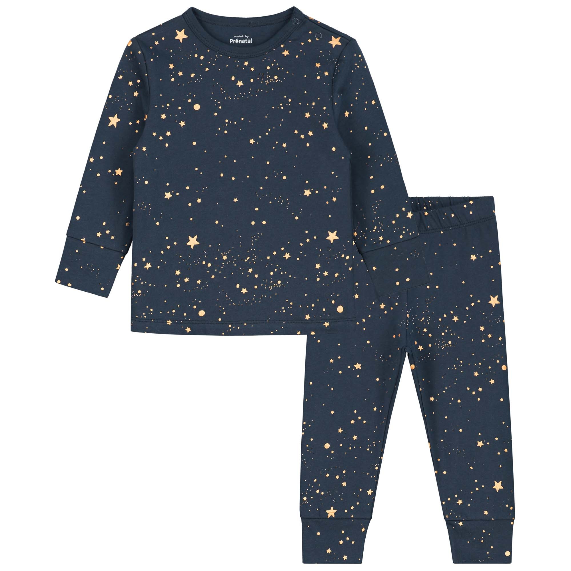 Prénatal peuter pyjama sterrenprint blauw