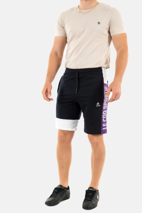 shorts bermudas le coq sportif saison 2 short n°1 m sky captain/new optical white