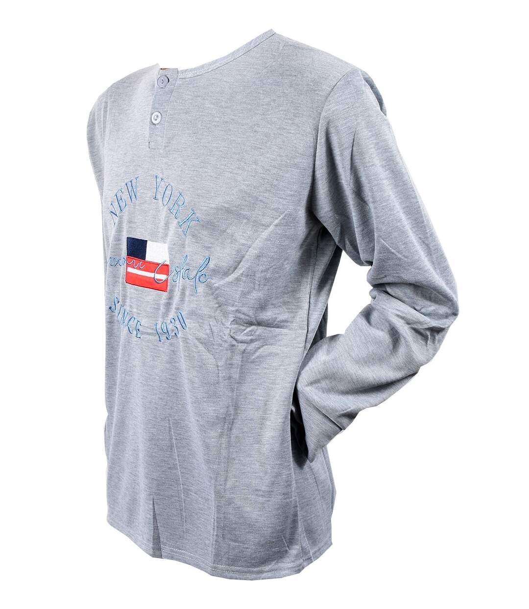Pyjama Homme Long SWEET SECRET Q2752 NEW YORK GRIS