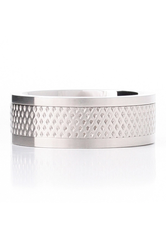 Jacques Lemans Schmuck Herrenring 0010000087_stahl