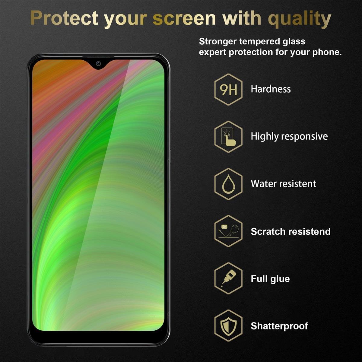 Xiaomi RedMi 9 3x Skjermbeskytter Skärmskydd