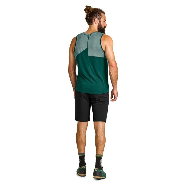 120 Tec Fast Mountain Top - Débardeur en laine mérinos homme