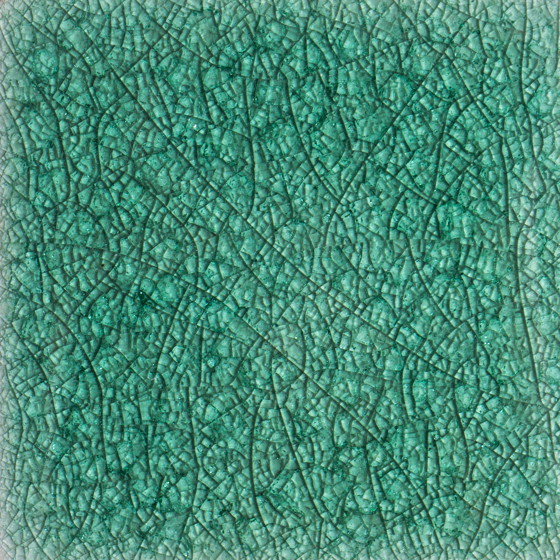 Fliese 'Craquele' hellgrün, L 5 cm, B 5 cm von fischer's lagerhaus