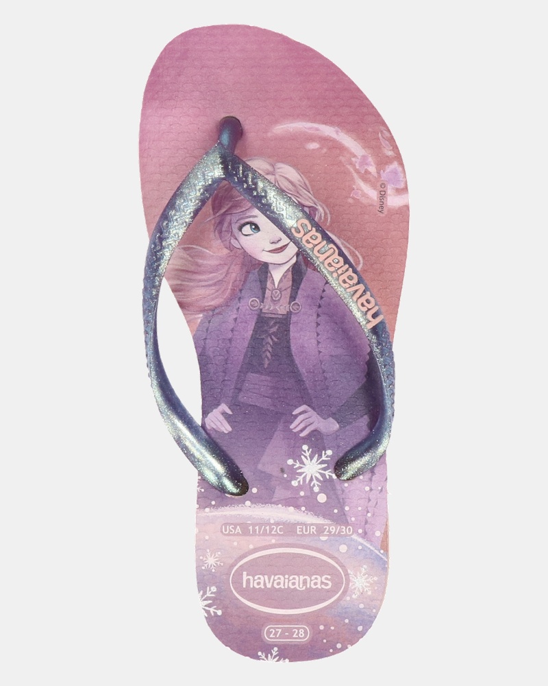 Havaianas Slim Frozen Slippers  - blauw