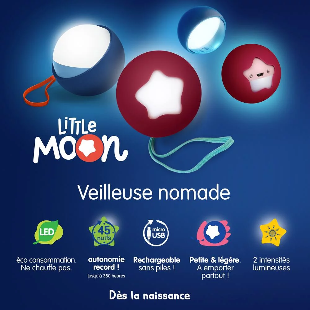 VEILLEUSE LITTLE MOON ROSE