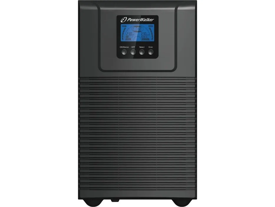 PowerWalker VFI 3000 TG - UPS - 2700 Watt - 3000 VA - 9 At - RS-232, USB - output-stikforbindelser: 5