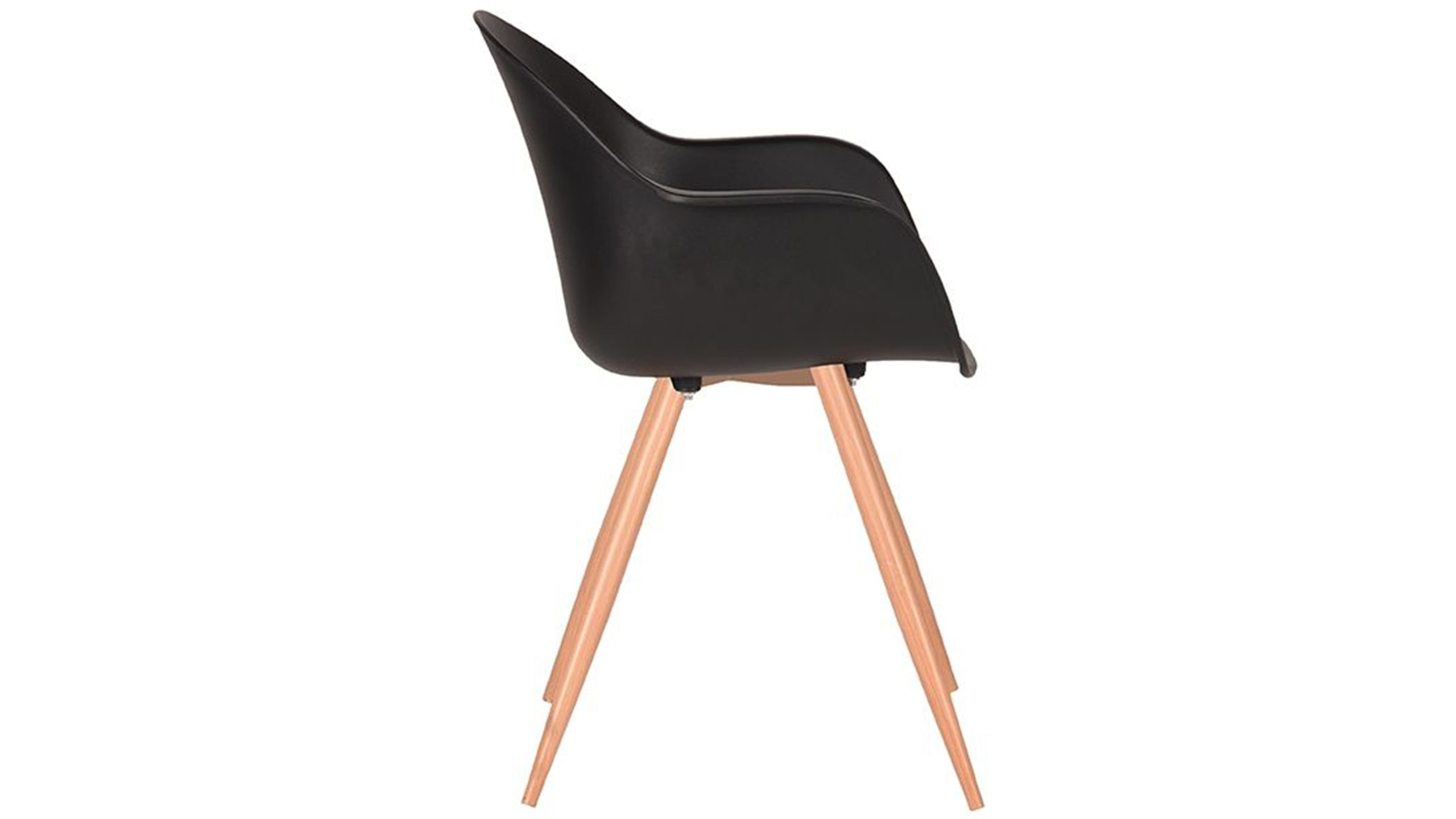 Eetkamerstoel Zwart FF-45.013 Parma B58 x D54 x H85 cm