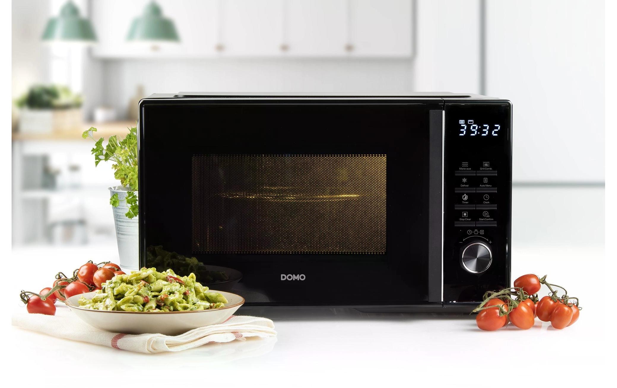 Domo Mikrowelle »mit Grill DO22501G Schwarz« 1000 W