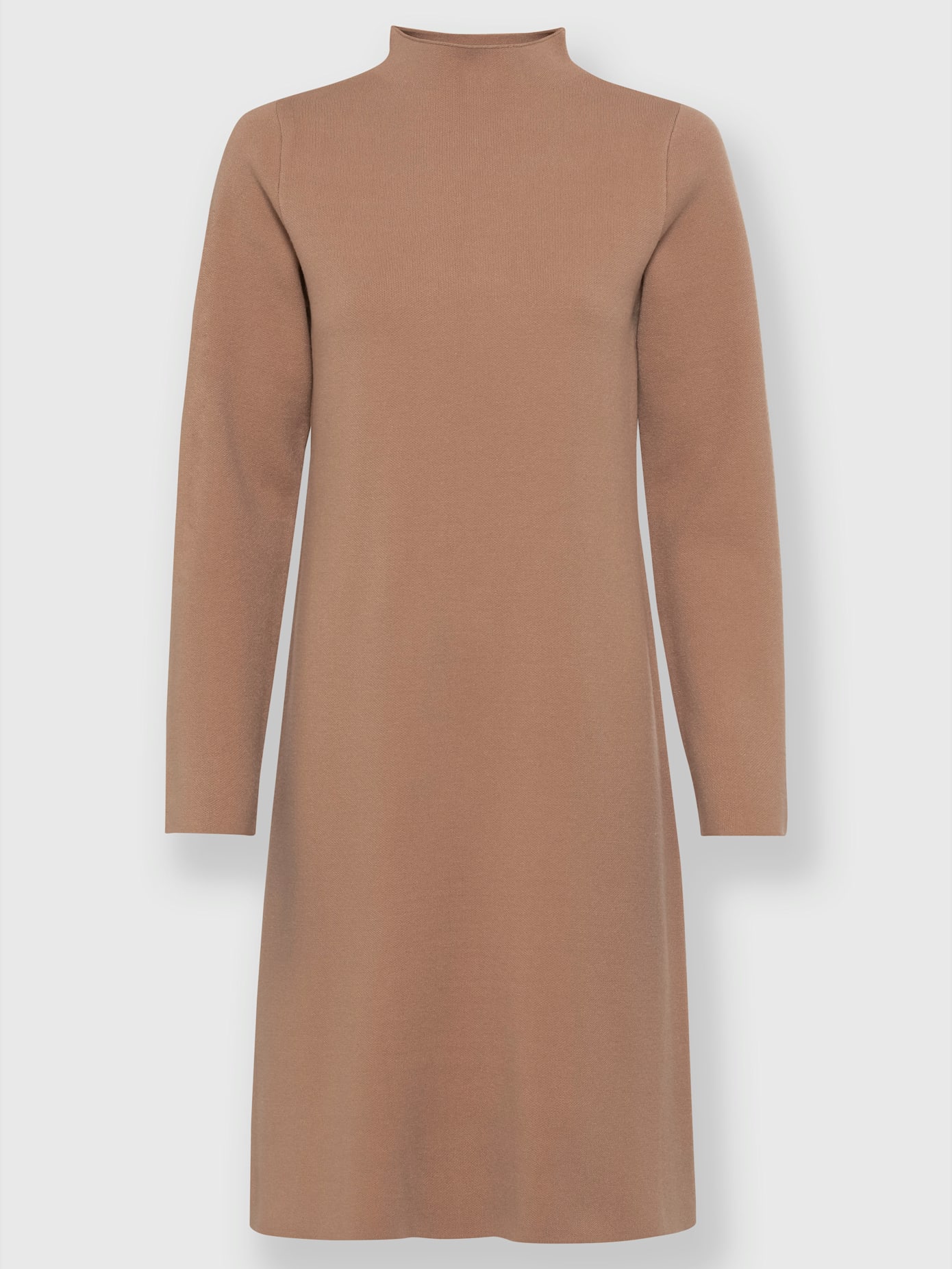 Robe en tricot col corolle