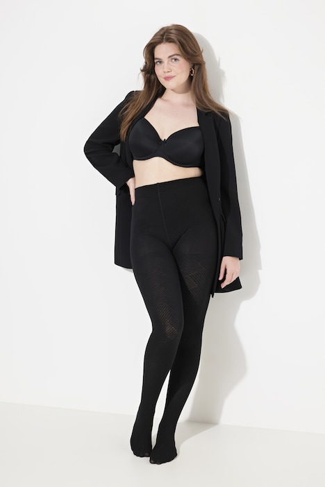 Thermo-Strumpfhose, Muster, Thermofleece