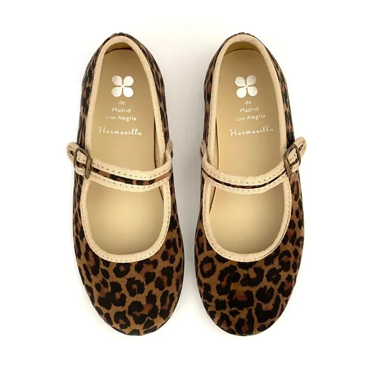 Hermosilla Ballerines Savane | Léopard