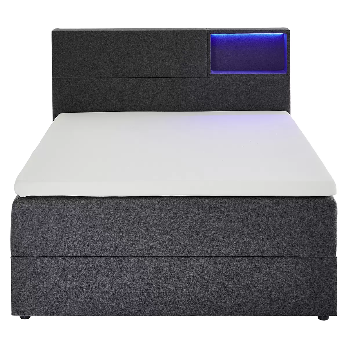 Boxspringbett Caja 120x200 Anthrazit
