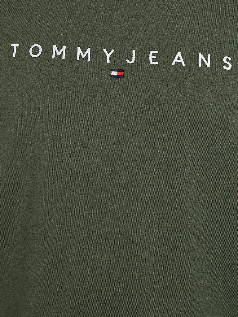 TOMMY JEANS T-Shirt  dunkelgrün