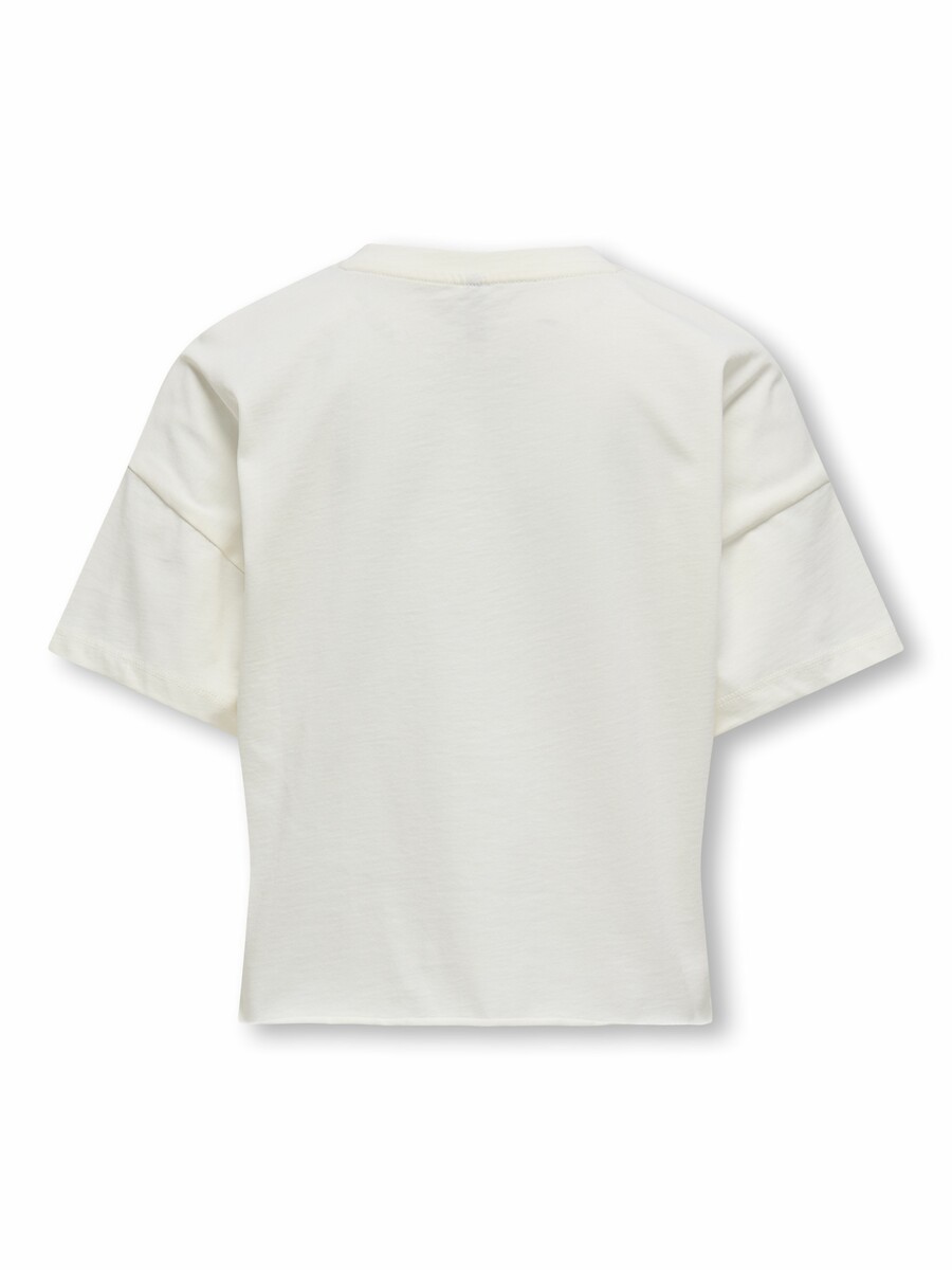 SOMENTE PARA CRIANÇAS<br>Camiseta de manga curta com bordado