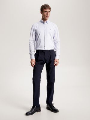 Camisa Slim Fit com Microestampa