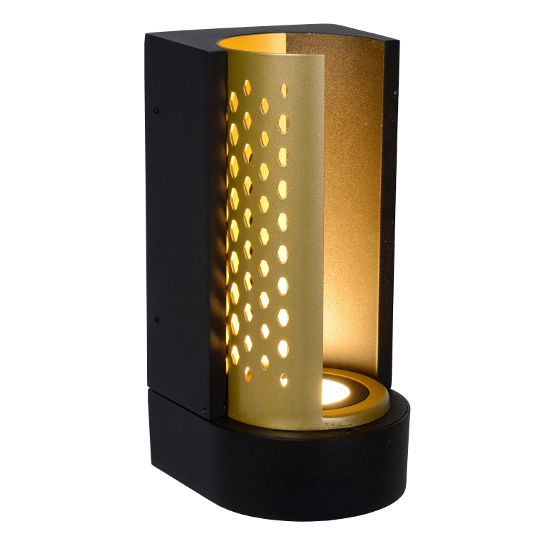 Lucide Kiran wandlamp LED buiten IP65 messing