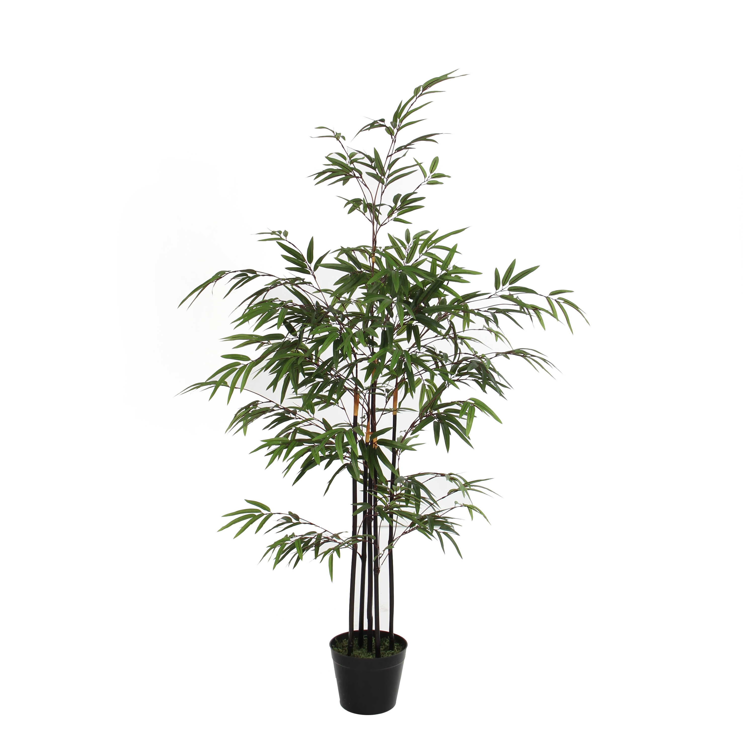 Mica decorations - bambou artificielle vert en pot h120