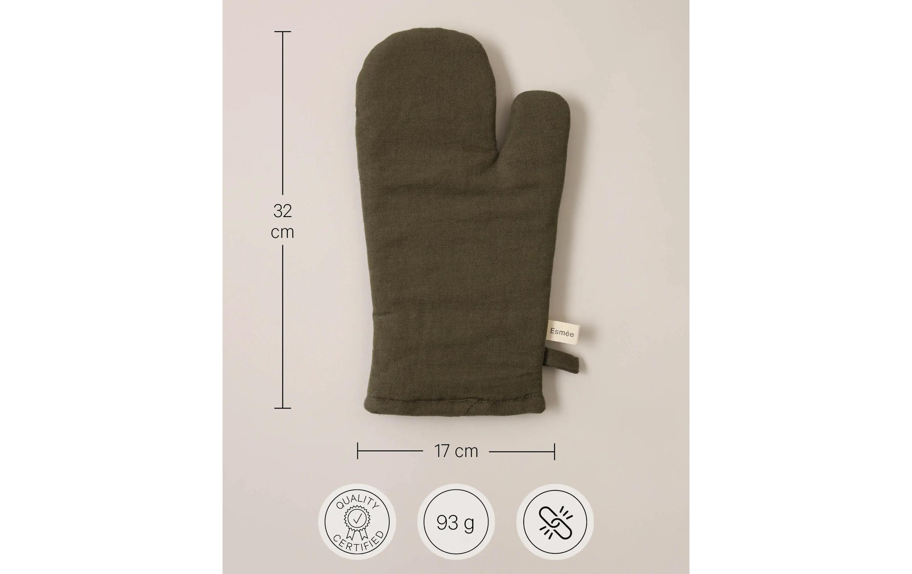 Nura Ofenhandschuh OlivgrünKüchenhandschuh