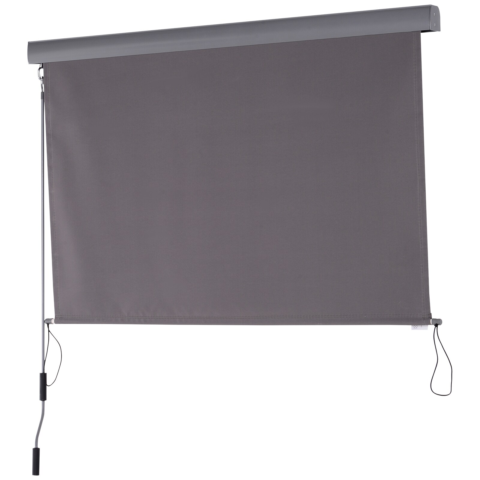 Outsunny Rollo mit Handkurbel 140 x 200 cm (LxH)