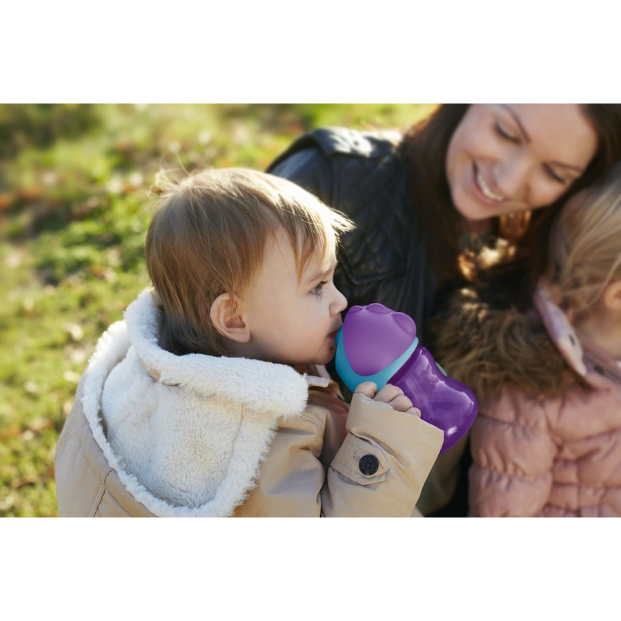 Philips Avent Strohhalmbecher SCF79602 türkis  lila 200 ml 9M+