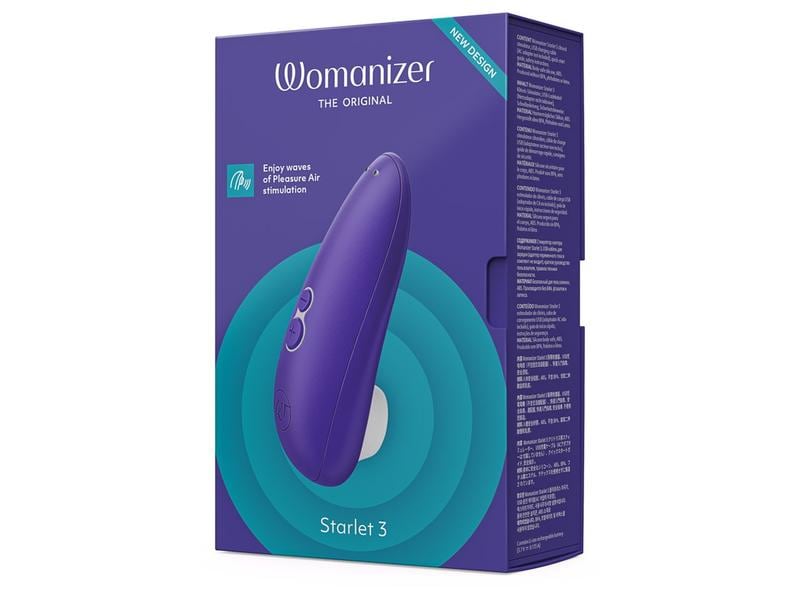Womanizer Vibrator Womanizer Starlet 3 indigo Auflegevibrator für sinnliche Stimmulation der Klitoris