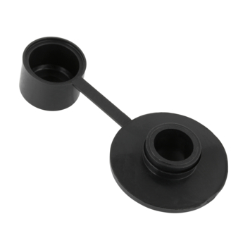 KARWEI afdekkapje zwart 7 mm  (10 stuks)